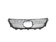 2009 2010 Lexus IS 250 350 IS250 IS350 with Pre Collision System Front Center Face Bar Grille Grill Assembly Gray Shell Insert Plastic without Emblem 10 09