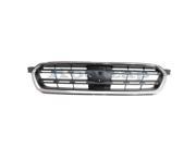 2005 2006 2007 Subaru Outback Legacy Front Center Face Bar Grille Grill Assembly Chrome Shell with Black Insert Plastic without Emblem 05 06 07