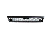 Aftermarket Part Fits 1993 1994 Nissan Altima Front Center Face Bar Grille Grill Assembly Black Shell Insert Plastic without Emblem without Molding 93 94
