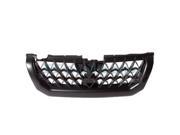 2000 2001 Mitsubishi Montero Sport Front Center Face Bar Grille Grill Assembly Black Shell Insert Plastic without Emblem 00 01