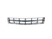 2010 2011 2012 Cadillac SRX Front Center Lower Bumper Face Bar Grille Grill Assembly Chrome Shell with Black Insert Plastic without Emblem 10 11 12