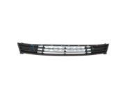 Aftermarket Part Fits 2007 2008 2009 2010 Hyundai Elantra 4 Door Sedan Front Center Lower Bumper Cover Face Bar Grille Grill Assembly Black Shell Insert Plastic