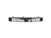 1997 1998 1999 2000 2001 Mitsubishi Mirage DE ES LS Sedan 4 Door Front Center Face Bar Grille Grill Assembly Black Paint to Match Shell Insert Plastic without
