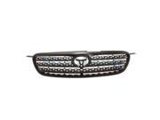 2005 2006 Toyota Corolla XRS Front Center Face Bar Grille Grill Assembly Black Shell Insert Plastic without Emblem 05 06