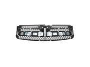 2004 2005 Toyota Sienna Front Center Face Bar Grille Grill Assembly Chrome Shell with Black Insert Plastic without Emblem 04 05