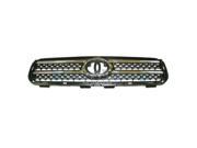 2006 2007 2008 Toyota RAV 4 RAV4 Limited 2.4L Front Center Face Bar Grille Grill Assembly Black Shell with Chrome Insert Plastic without Emblem 06 07 08