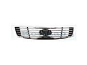 Aftermarket Part Fits 2009 2010 Kia Optima Magentis New Body Style Front Center Face Bar Grille Grill Assembly Chrome Shell Insert Plastic without Emblem 0