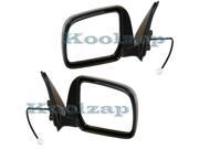 99 1999 Toyota 4 Runner 4Runner Power Smooth Black paint to match Folding Non Heated Rear View Mirror PAIR SET Right Passenger And Left Driver Side