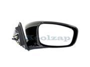 Fits 2008 2009 2010 2011 2012 2013 Infiniti G37 G 37 4 Door Sedan 12 13 G 25 G25 Power Heated without Memory Smooth Black Paint to Match Rear View Mirror R