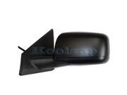 Fits 2008 2009 2010 2011 2012 2013 Nissan Rogue 2014 Rogue Select EXCLUDING Side View Camera Power Heated Smooth Black Manual Folding Rear View Mirror Left