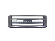 2007 2008 2009 2010 2011 2012 2013 2014 Ford Expedition Front Center Face Bar Grille Grill Assembly Primered Black Shell Insert Plastic without Emblem 07 08 09
