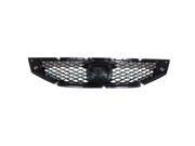 2008 2009 2010 Honda Accord Coupe 2 Door all EX EX L LX S Models Front Center Face Bar Grille Grill Assembly Black Shell Insert Plastic without Emblem 08