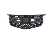 2012 2013 2014 Acura TL Front Center Face Bar Grille Grill Mounting Panel Assembly without Emblem Black Plastic 12 13 14