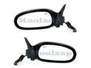 1993 1994 1995 1996 1997 Mazda 626 Power With Heat Fixed Non Folding Black paint to match Heated Rear View Mirror SET PAIR Right Passenger And Left Driver Side