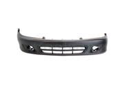 2000 2001 2002 Chevy Chevrolet Cavalier Z24 LS Coupe Convertible Front Bumper Cover Assembly without Extension Valance with Fog Light Holes Primed Finish