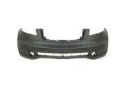 Fits 2003 2004 2005 Infiniti FX35 FX45 Front Bumper Cover Assembly with Fog Light Holes without Parking Aid Sensor Holes without Tow Hook Hole Primed Finish
