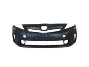 2012 2013 2014 Toyota Prius V Front Bumper Cover Assembly without Parking Aid Sensor Holes with Fog Lamp Headlamp Washer Holes for Vehicles with LED Headlig