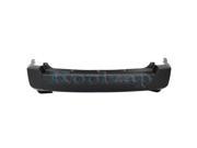 2007 2008 2009 2010 Jeep Patriot Rear Bumper Cover Assembly without Chrome Styling with Tow Hook Hole without Parking Aid Sensor Holes Primed Finish Plastic