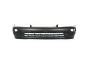 1993 1994 1995 1996 1997 Geo Prizm Front Bumper Cover Assembly with Turn Signal Lamp Holes without Park Assist Sensor Holes with Fog Light Holes Primed Finish