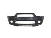 2011 2012 Mitsubishi Outlander Sport RVR For Sport Models Front Bumper Cover Assembly with Fog Light Holes without Park Assist Sensor Holes without Tow Ho