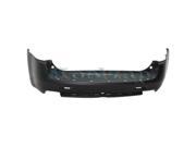 2008 2009 Chevrolet Chevy Equinox with Sport Package Rear Bumper Cover Assembly with Parking Aid Sensor Holes Primed Finish Plastic 08 09