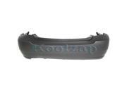 Fits 2008 2009 Ford Taurus 3.5L Rear Bumper Cover Assembly without Tow Hook Hole without Rear Object Sensors Holes Primed Finish Plastic 08 09