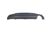Fits 2010 2011 2012 2013 Kia Forte SX Sedan Models Rear Lower Bumper Cover Assembly with Exhaust Cutout on Passenger Side Plastic 10 11 12 13