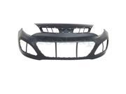 Fits 2012 2013 2014 2015 2016 Kia Rio Hatchback Front Bumper Cover Assembly without Parking Aid Sensor Holes without Tow Hook Hole Primed Finish Plastic 12
