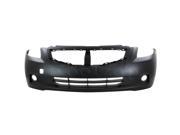 Fits 2008 2009 Nissan Altima S SE Coupe 2 Door Front Bumper Cover Assembly with Tow Hook Hole without Park Assist Sensor Holes with Fog Lamp Holes Primed