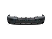 Fits 2003 2004 Mercury Marauder Front Bumper Cover Assembly with Fog Light Holes without Tow Hook Parking Aid Sensor Holes Primed Finish Plastic 03 04