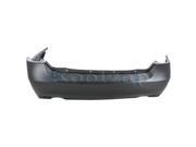 2006 2007 Chevrolet Chevy Malibu SS Sedan 4 Door Rear Bumper Cover Assembly without Tow Hook Parking Aid Sensor Holes Primed Finish Plastic 06 07