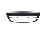 Fits 2012 2013 Kia Soul Hatchback 4 Door Front Bumper Cover Center Molding Assembly with Tow Hook Hole without License Plate Provision Primed Finish Plastic