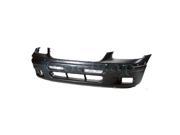 1996 1997 Chrysler Town Country Front Bumper Cover Assembly with Fog Lamp Holes without Park Assist Sensor Holes Primed Finish Plastic 96 97