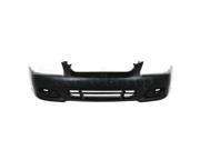 Fits 2000 2001 2002 Hyundai Accent GL Sedan 4 Door Front Bumper Cover Assembly without Fog Light Holes without Parking Aid Sensor Holes without Tow Hook Hole