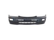 Fits 1995 1996 Nissan Maxima GXE Front Bumper Cover Assembly without Park Assist Sensor Holes without Tow Hook Hole Primed Finish Plastic 95 96