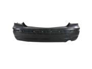 Fits 2004 2005 2006 Kia Amanti Rear Bumper Cover Assembly without Parking Aid Sensor Holes with Exhaust Hole on Passenger Side without Tow Hook Hole Primed Fi