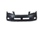 2013 2014 Subaru Outback Wagon Front Bumper Cover Assembly with Fog Light Holes without Parking Aid Sensor Holes Primed Top with Textured Bottom Finish Plasti