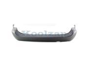 2006 2007 Dodge Caravan Base SE 113 Short Wheel Base Rear Bumper Cover Assembly with Holes for Scuff Pad and Molding without Tow Hook Parking Aid Sensor H