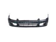 1997 1998 1999 2000 2001 Honda Prelude Front Bumper Cover Assembly without Tow Hook Hole with Side Marker Fog Light Holes without Parking Aid Sensor Holes P