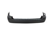 Fits 2002 2003 2004 2005 Kia Sedona Rear Bumper Cover Assembly without Park Assist Sensor Holes without Tow Hook Hole Primed Finish Plastic 02 03 04 05