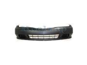 1999 2000 2001 Acura TL 3.2L Front Bumper Cover Assembly without Parking Aid Sensor Fog Light License Plate Holes Primed Finish Plastic 99 00 01
