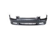 Fits 1999 2000 2001 Hyundai Santa Fe Front Bumper Cover Assembly with Fog Light Holes without Parking Aid Sensor Holes without Tow Hook Hole Primed Finish Pla