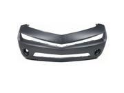 2010 2011 2012 2013 Chevrolet Chevy Camaro LS LT 3.6L V6 Front Bumper Cover Assembly without Tow Hook Hole without Park Assist Senor Holes Primed Finish Plast