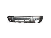 Fits 1999 2000 2001 Ford Explorer Eddie Bauer Front Bumper Cover Assembly with Fog Lamp Holes without Parking Aid Sensor Holes without Fog Light Chrome Insert