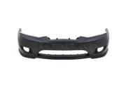 Fits 2005 2006 Hyundai Tiburon Front Bumper Cover Assembly with Fog Lamp Holes without Park Assist Sensor Holes without Tow Hook Hole Primed Finish Plastic 0