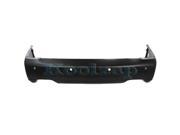 2000 2001 2002 2003 2004 2005 Cadillac DeVille FWD Base DHS Sedan 4 Door Rear Bumper Cover Assembly with Parking Aid Sensor Holes without Tow Hook Hole Pr