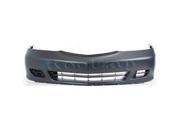 1999 2000 2001 2002 2003 2004 Honda Odyssey Front Bumper Cover Assembly without Parking Aid Sensor Holes without Fog Light Tow Hook Holes Primed Finish Plas