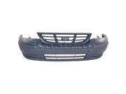 Fits 1999 2000 Ford Windstar Van Base LX Front Bumper Cover Assembly with Emblem Provision without Fog Light Tow Hook Park Aid Sensor Holes Gray Textured