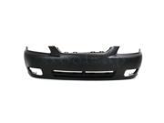 Fits 2003 2004 2005 Kia Rio RX V Wagon Base Sedan 1.6L Front Bumper Cover Assembly without Tow Hook Park Assist Sensor Holes Models with or without Fog L