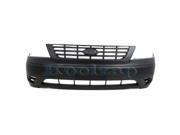 2004 2005 2006 2007 Ford Freestar Van Base S SE 3.9L Front Bumper Cover Assembly with Emblem Provision without Fog Light Park Aid Sensor Holes without Two T